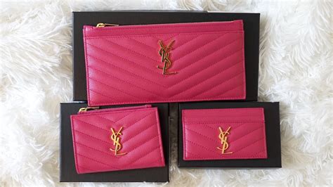 portacarte ysl fucsia|Wallets and Cardholders .